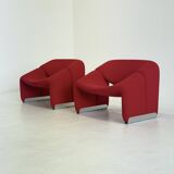 Artifort Groovy F598 M-Chair by Pierre Paulin in red