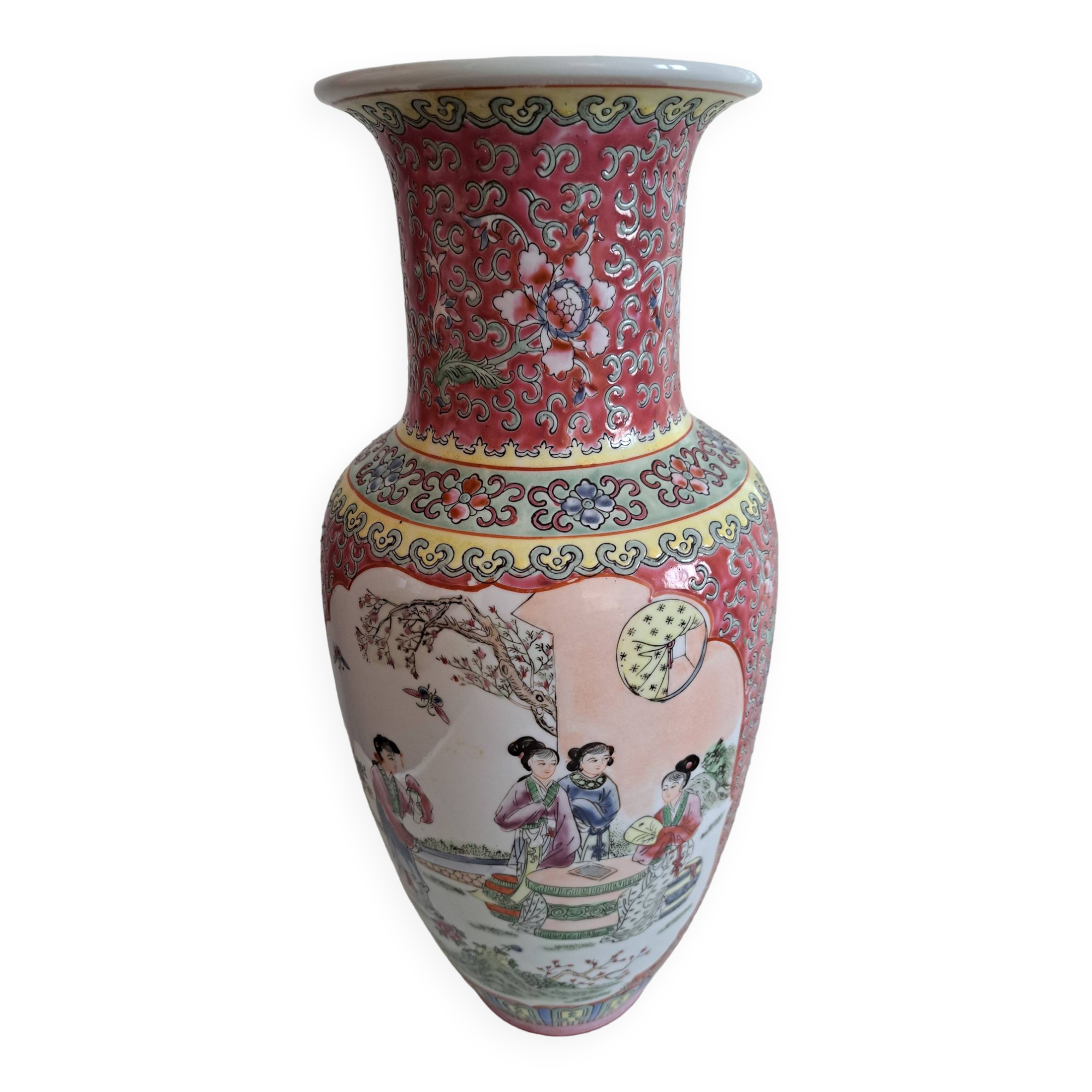 Grand vase chinois