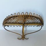 Rattan shelf, Italy 60s