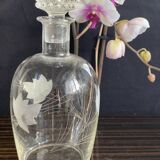 Antique cut crystal carafe signed Bayel 92