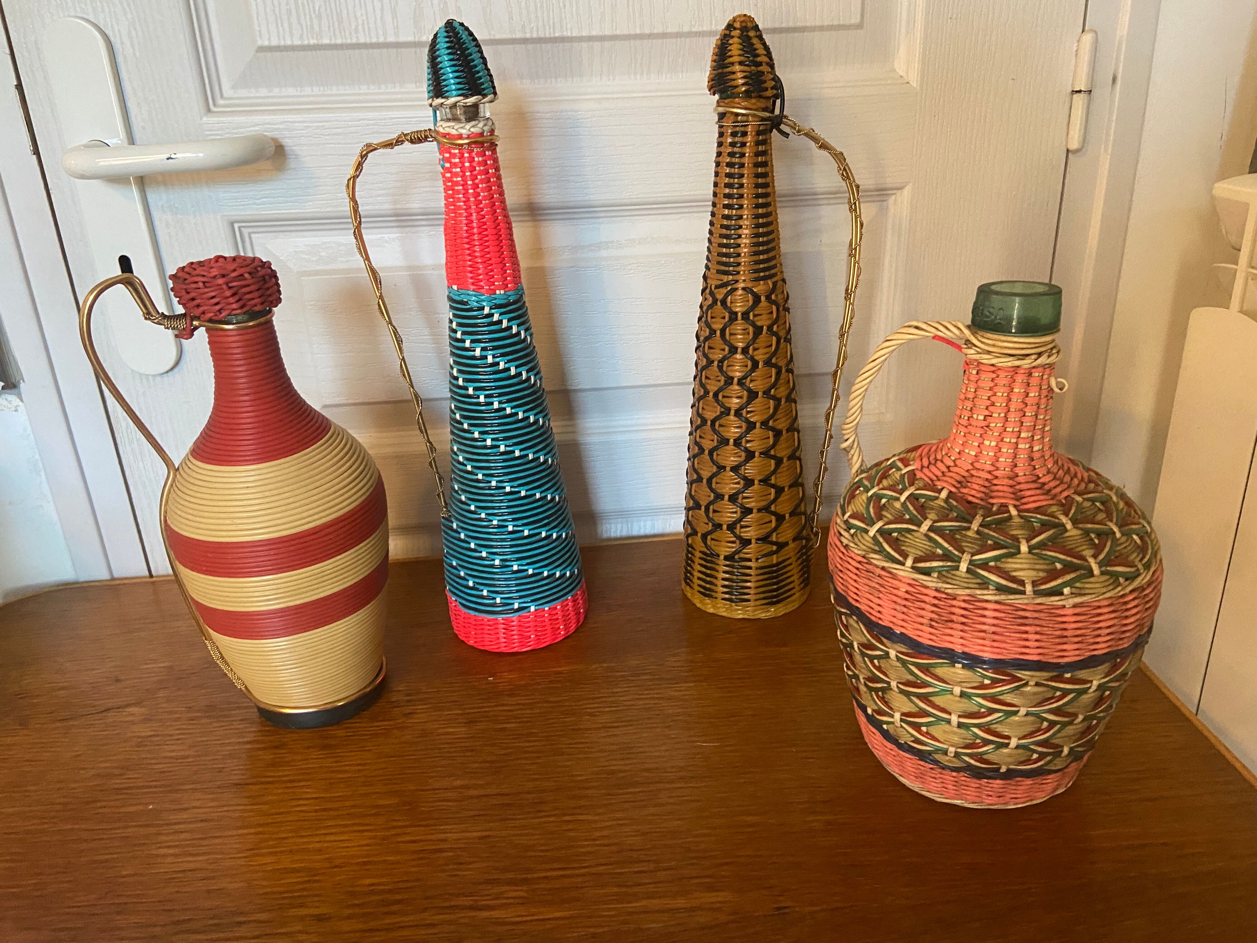 Vintage scoubidou bottle series