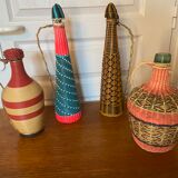 Vintage scoubidou bottle series