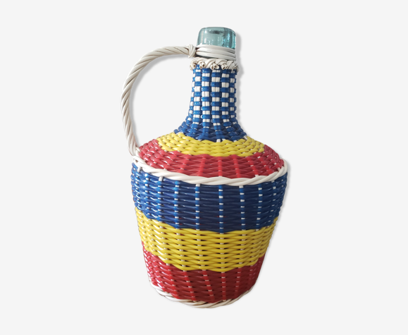 Bouteille scoubidou multicolore