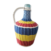 Multicolored scoubidou bottle