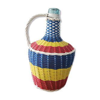 Bouteille scoubidou multicolore