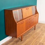 Retro Teak 1960s Jentique Classic Highboard Sideboard