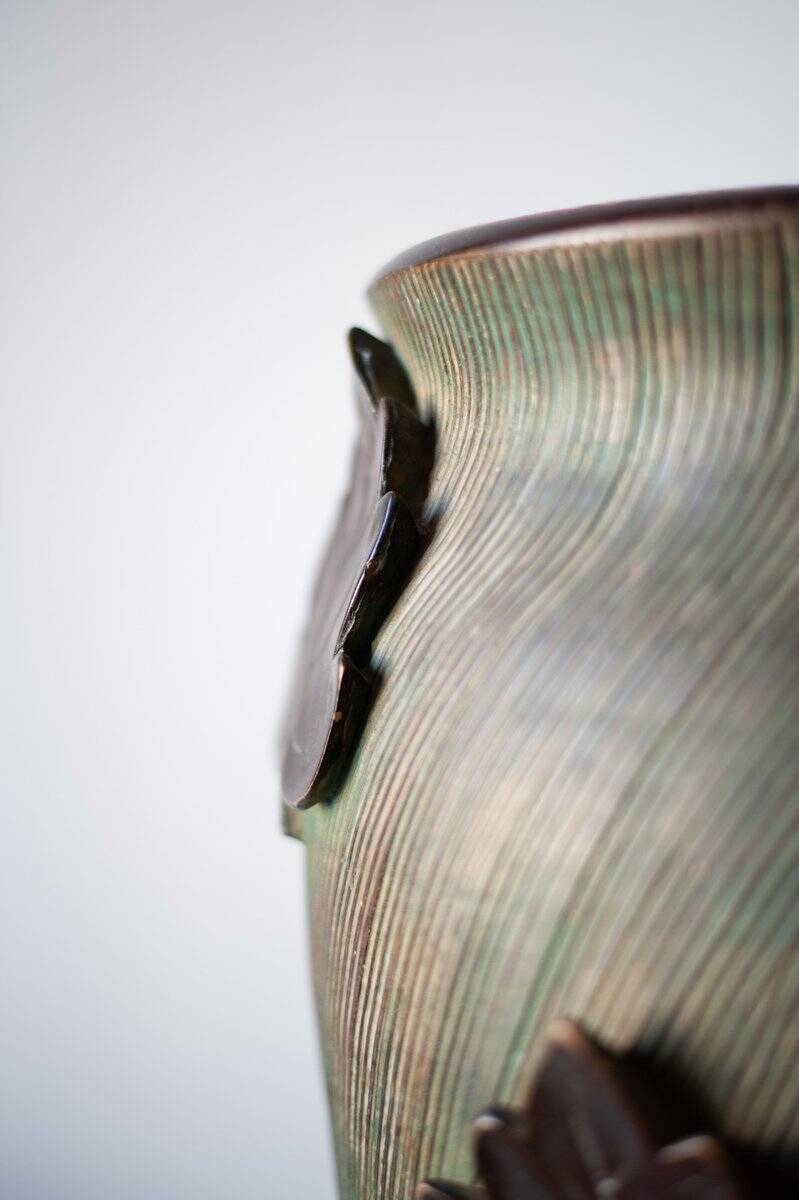 Ceramic vase from Manifattura Zaccagnini, 1980s