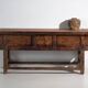 Old elm wood console – China, around 1900