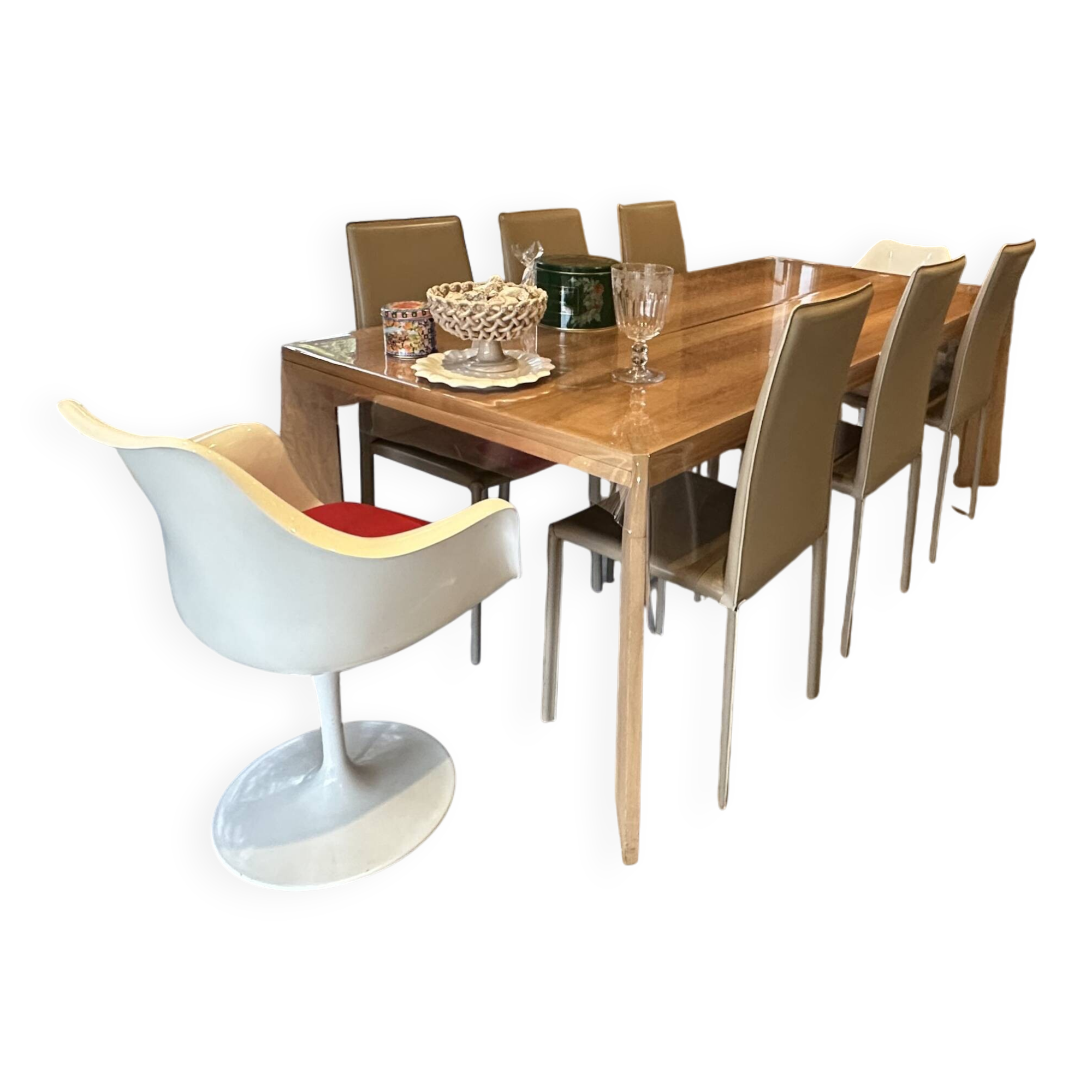 Dining table and chairs Roche Bobois