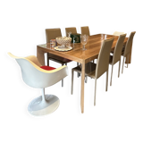Dining table and chairs Roche Bobois