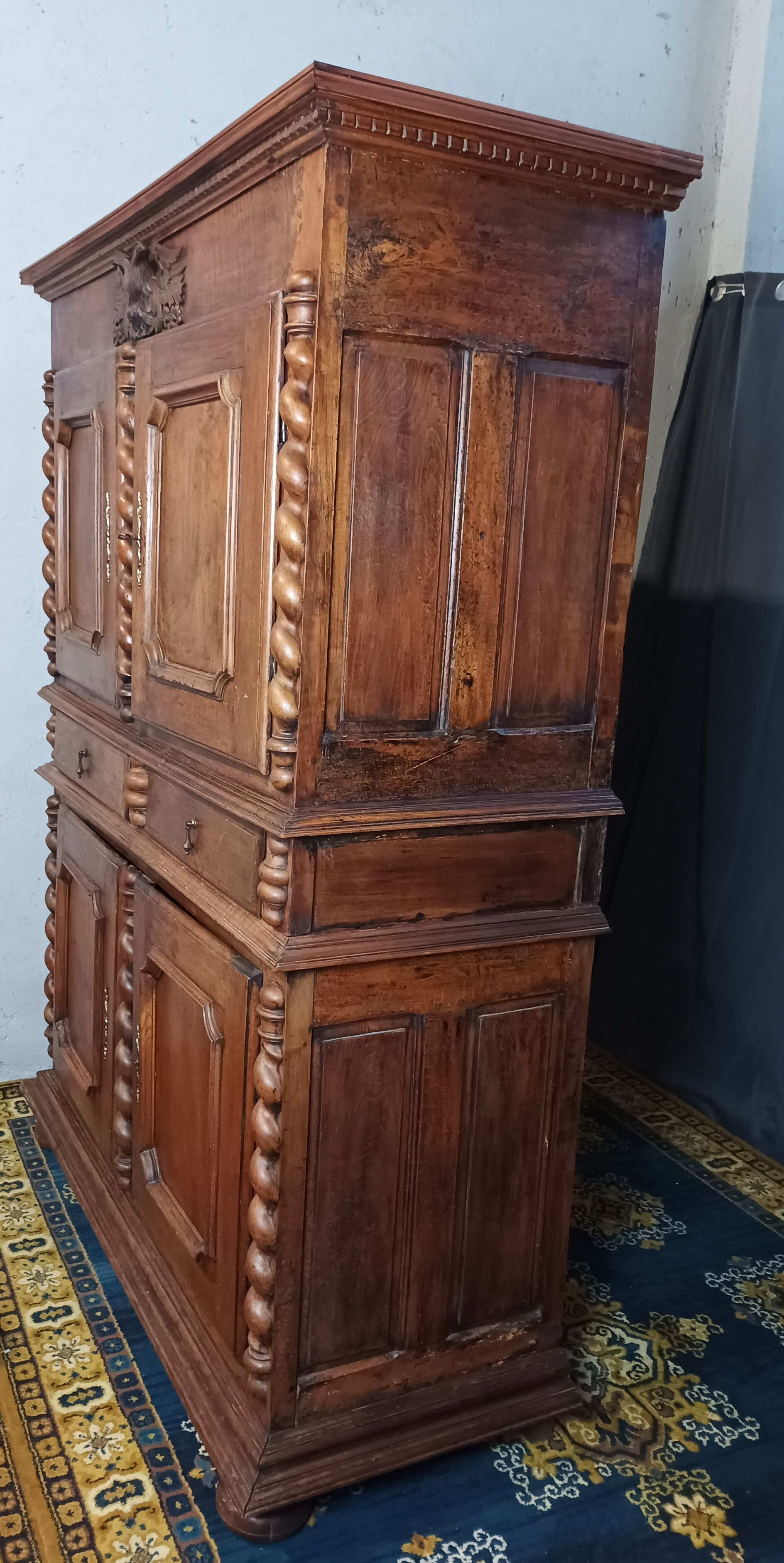 Louis XIII era sideboard in walnut