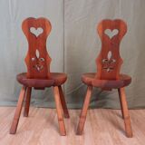 Pair of Alsatian-style chairs
