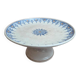 Ironstone compote Saint-Amand model 6014 – blue and gold oriental decoration