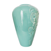 Vase Secla turquoise céramique portugaise