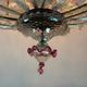 Large Venetian Rezzonico chandelier in multi-colored Murano glass, circa 1920