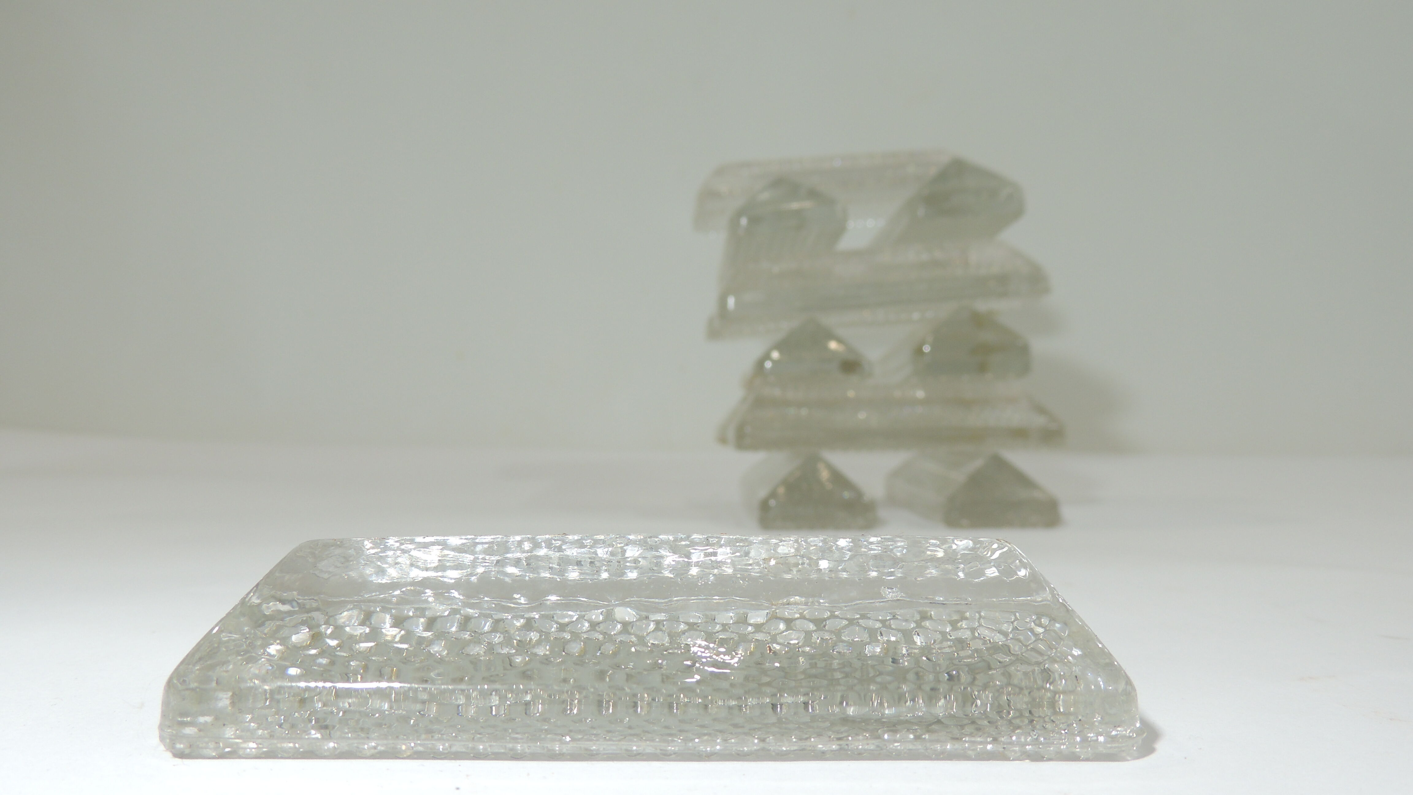 Twelve bead/vintage glass knife holders