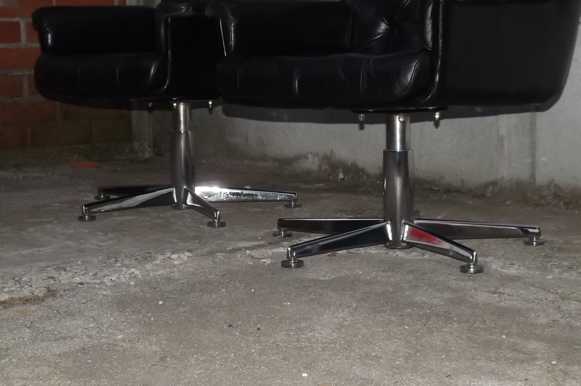 Pair of bridge armchairs from Airborne around 1965