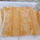 Old canvas damask of linen & silk - soft canvas 144 cm x 115 cm