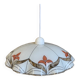 Glass pendant light from the 1980s, Yugoslavia