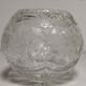 Vintage Ball Vase in Cut Crystal Violetta , Poland