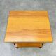 50s bedside table with wood effect, modernist