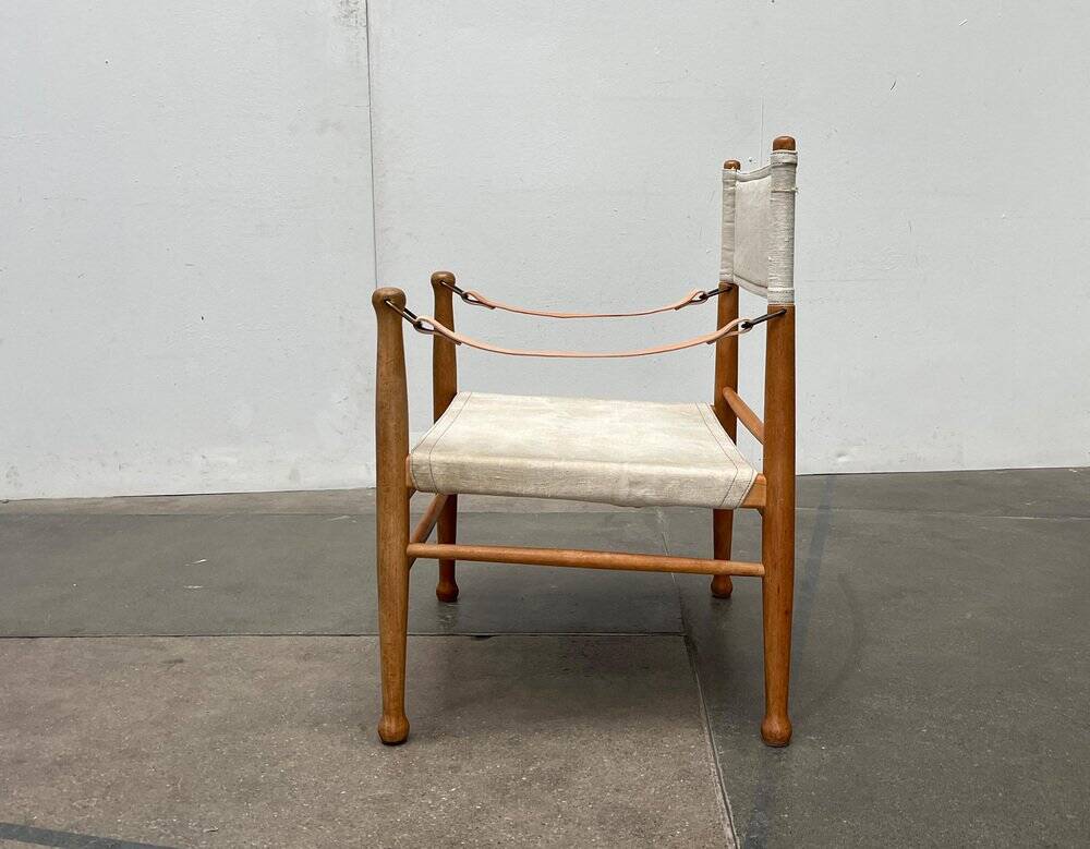 Mid-century modern Danish safari chair by Farstrup, 1960s.