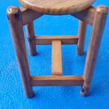 Solid pine stool 1970