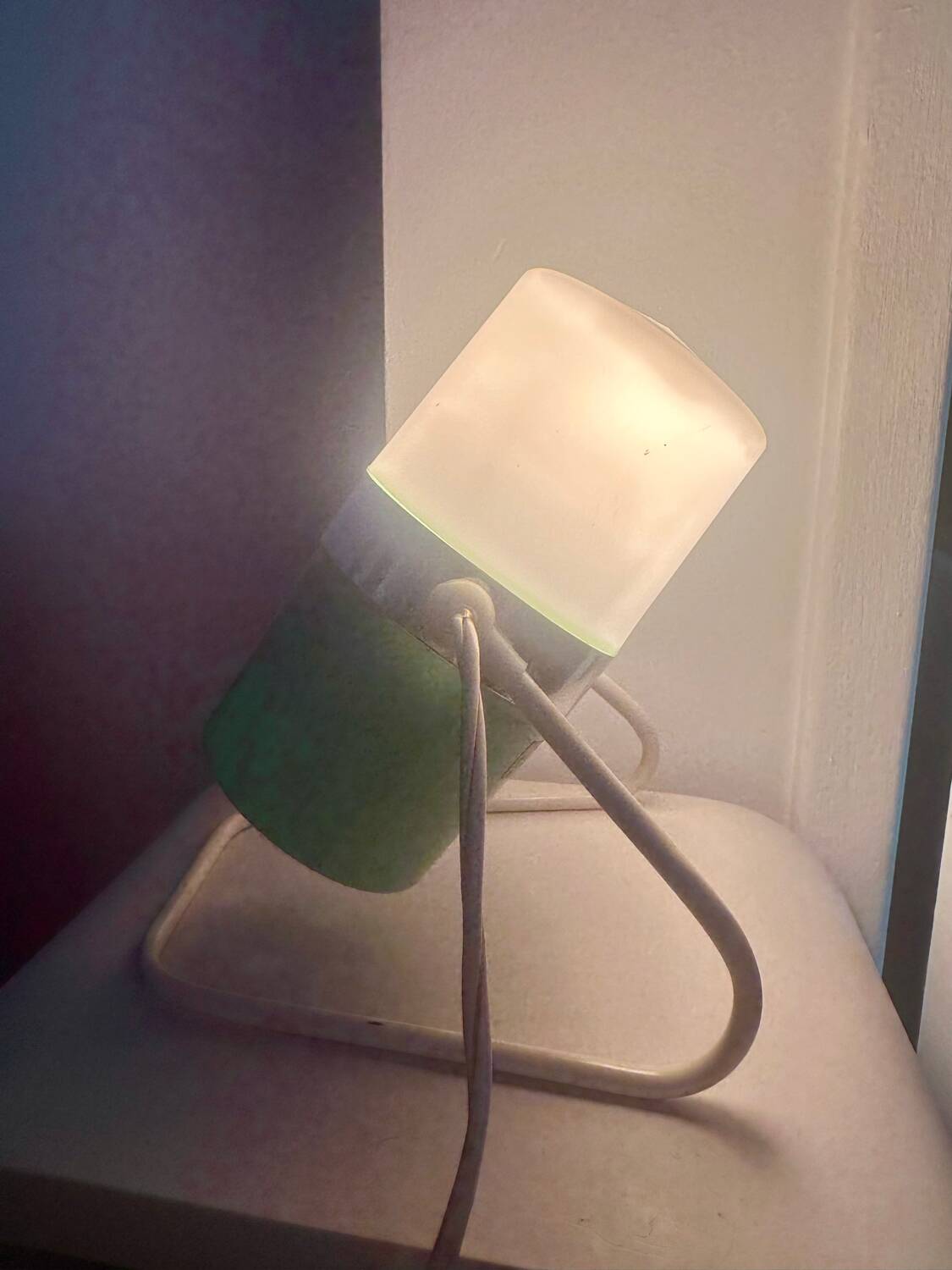Rare Pair of "Capsule" Vintage Lamps from the 1960s
