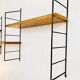 Étagère murale scandinave modulable, circa 1960