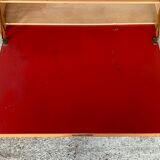 Vintage secretary on feet compass Scandinavian style, circa 50's