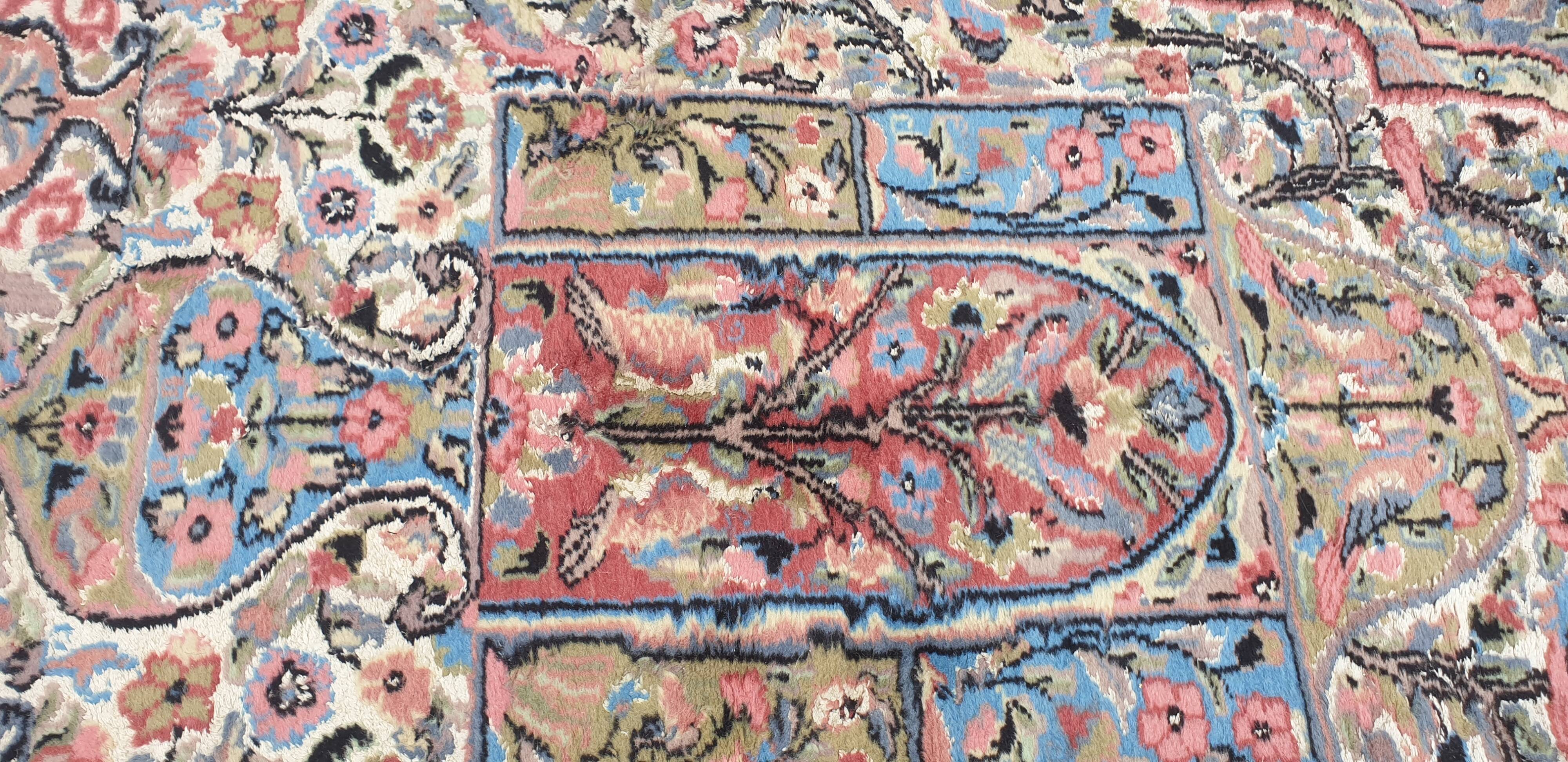 Tapis d'Orient laine de soie