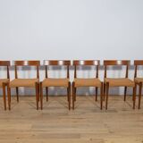 Mid Century Dining Chairs by Arne Hovmand-Olsen for Mogens Kold, 1960s, Den