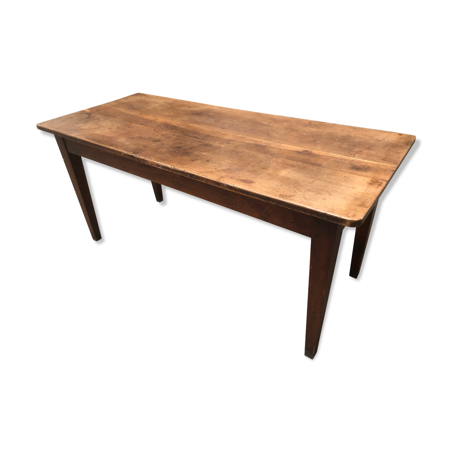 large walnut bistro table