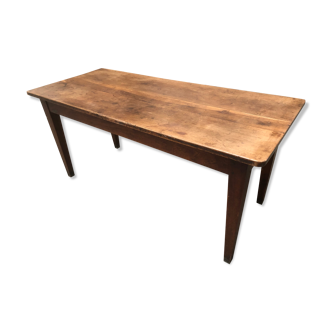 large walnut bistro table
