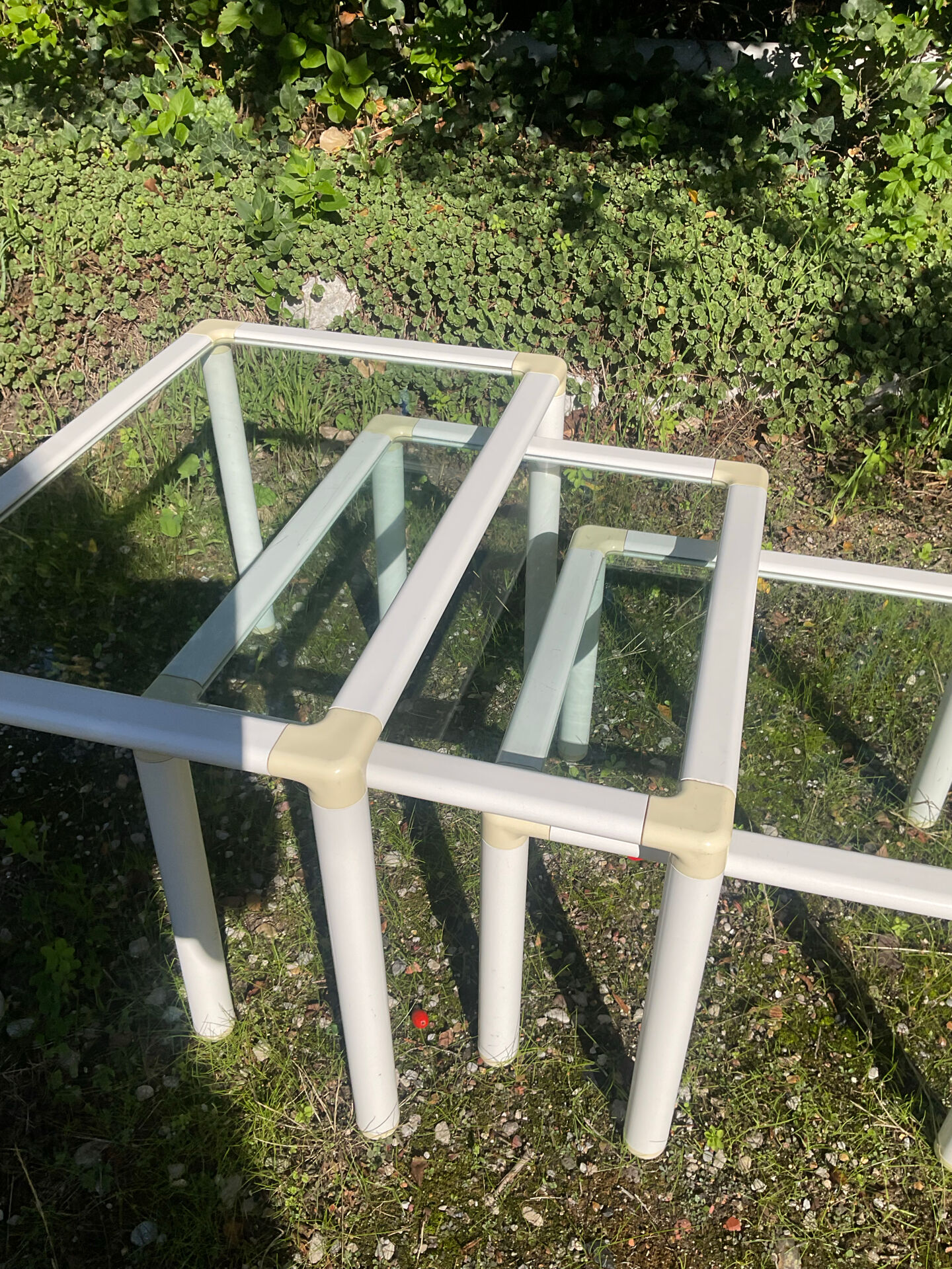 Set of 3 nesting tables from the 1970s.