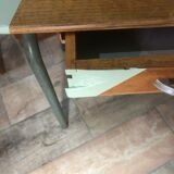 School desk and chair