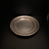 Plat rond - métal argenté