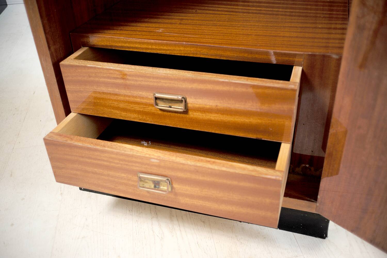 Walnut wardrobe/closet, Italy 1955