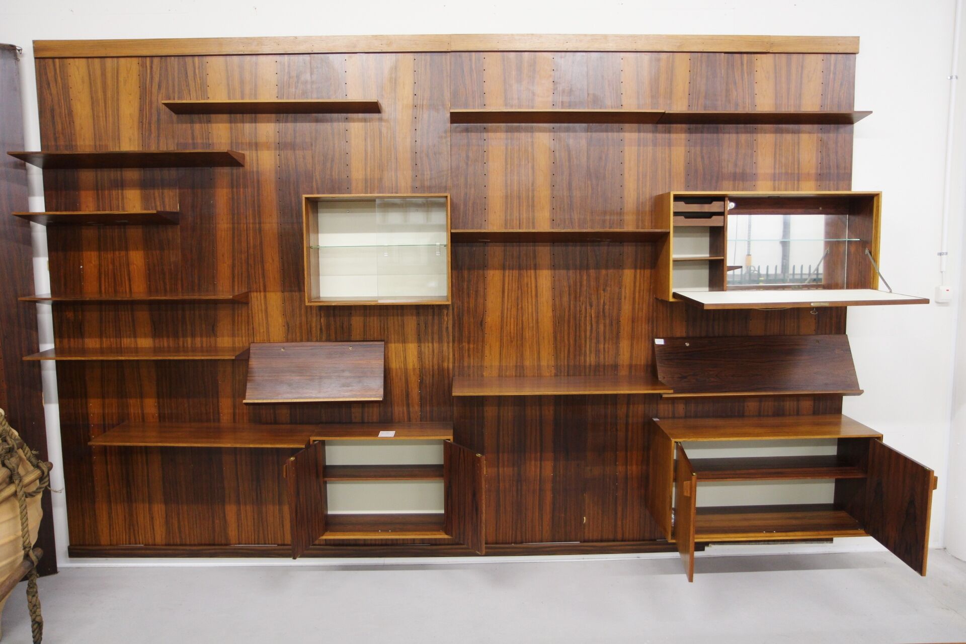 Rosewood "system" library, Denmark, 1960