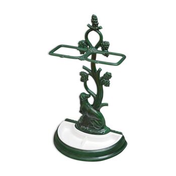 French enamelled umbrella stand / stick stand