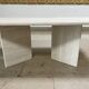 Table basse en travertin - Années 80