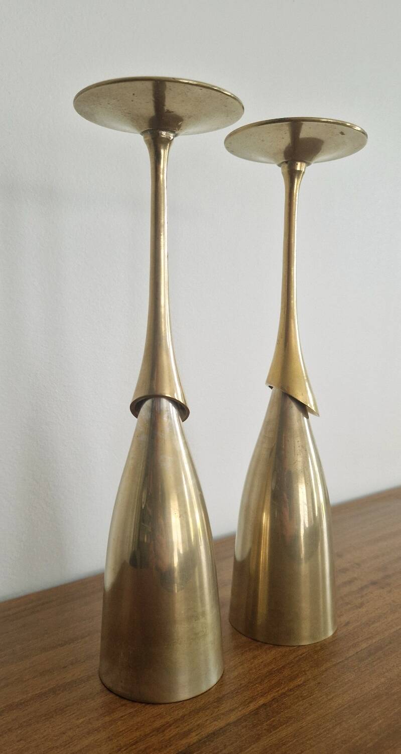 Brass champagne glass 1970