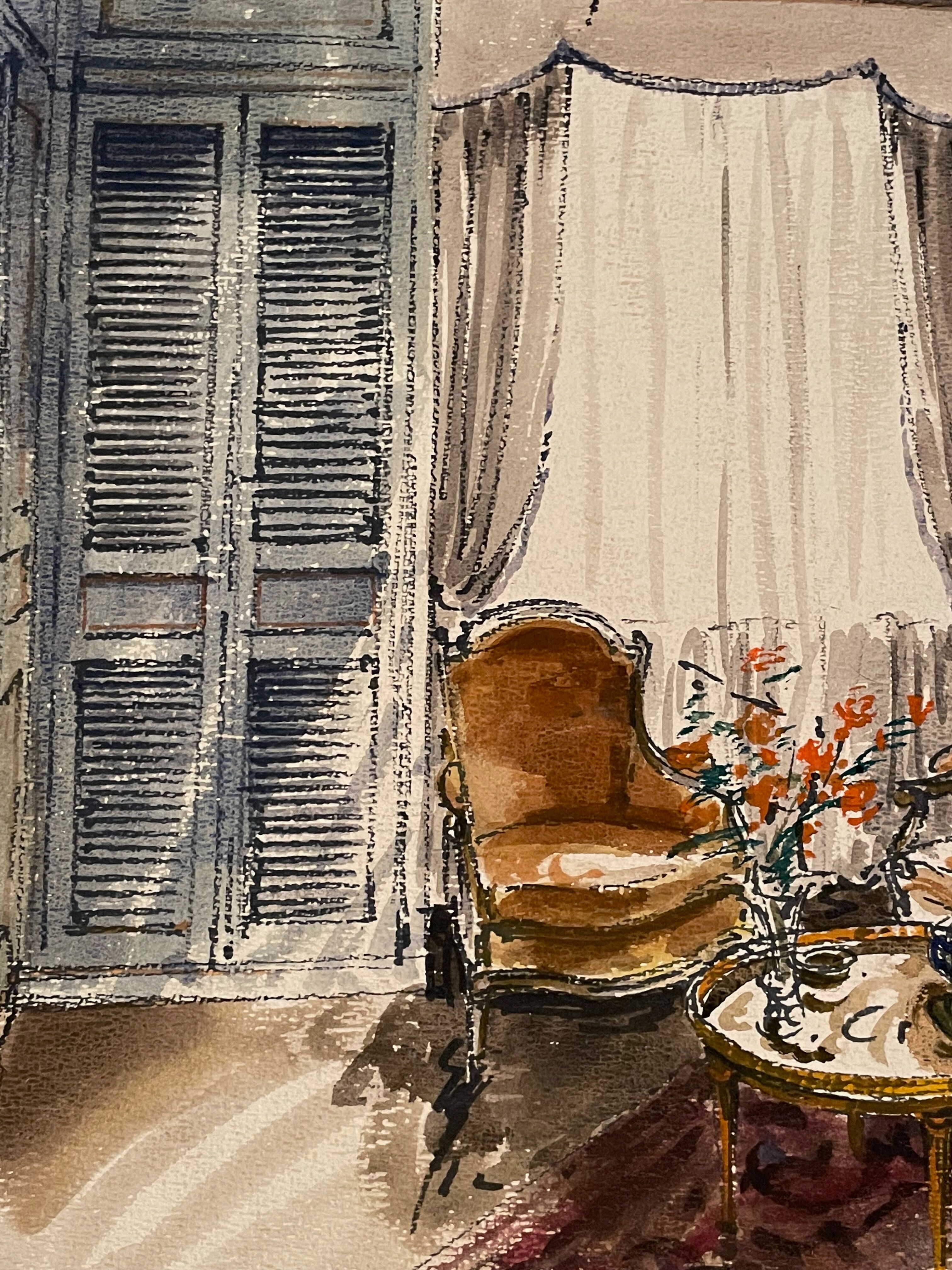 Painting decorative art interior architecture 30-50s