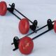 Pair of vintage coat racks