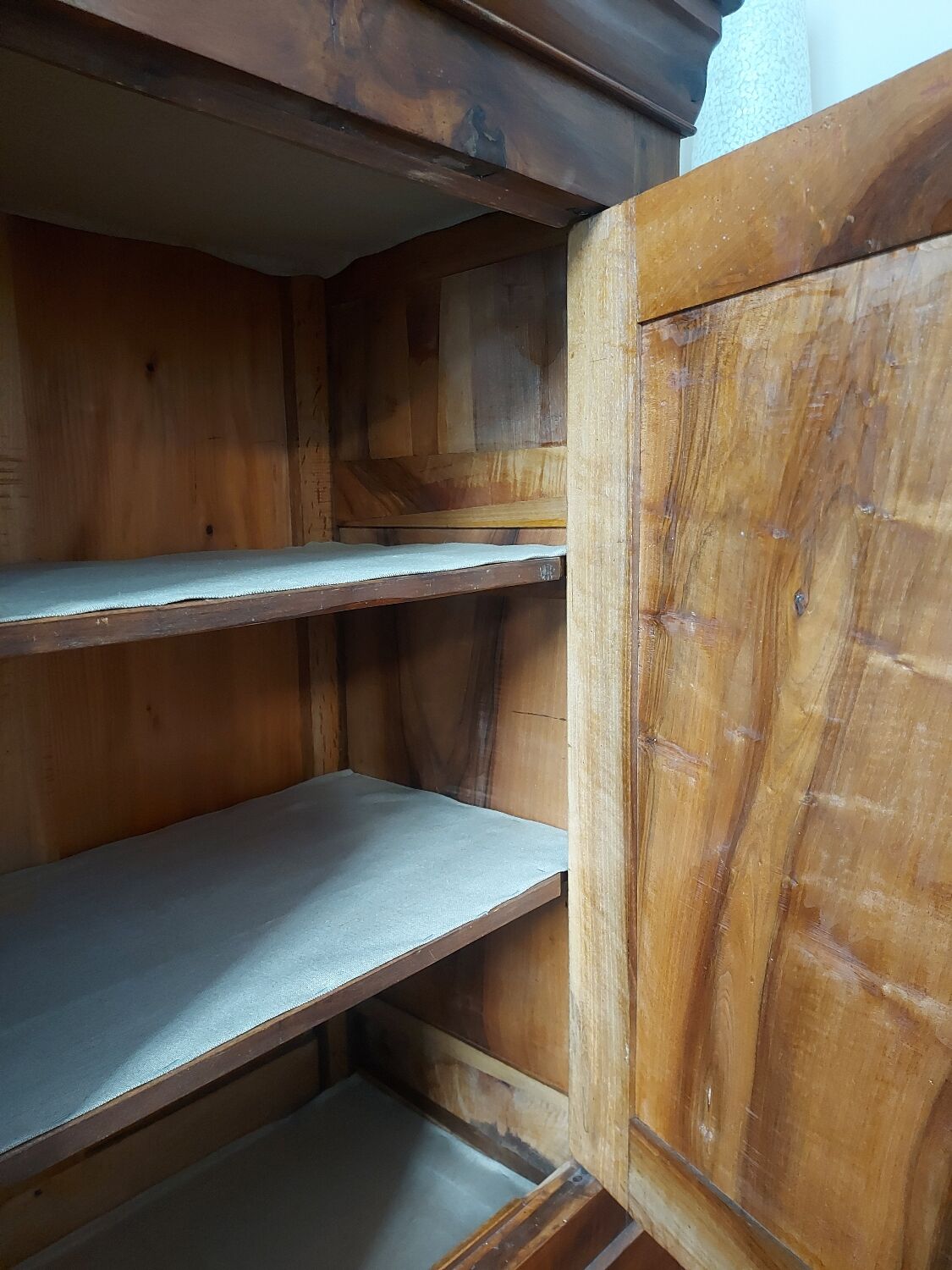 Antique solid wood sideboard