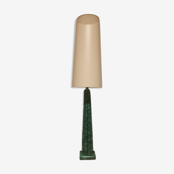 Lampadaire en malachite, années 50