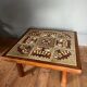 60s coffee table with “tiki” motif Raymond Corroyez