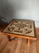 Table basse années 60 design motifs « tiki » Raymond corroyez