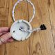 Pastel yellow opaline pendant light
