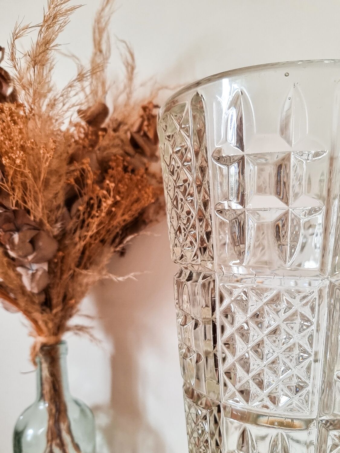 Grand vase en cristal